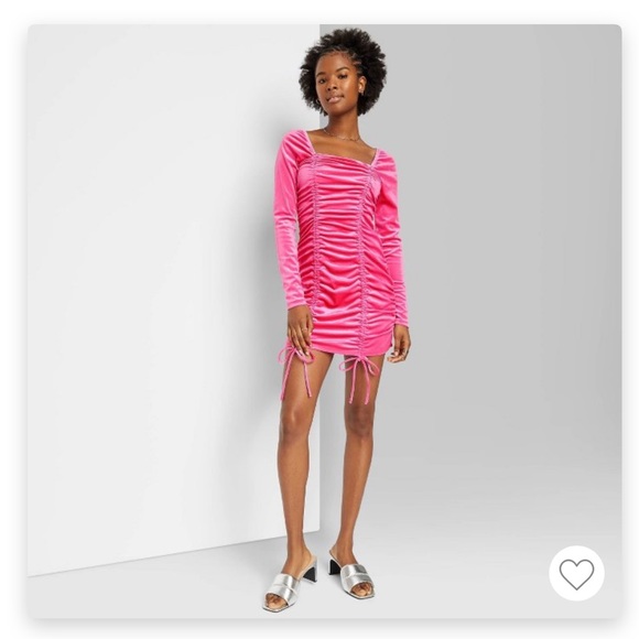 wild fable Dresses & Skirts - Pink Velvet Dress